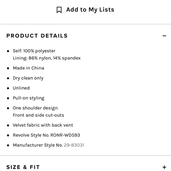 NWT Ronny Kobo Corzo Dress - Picture 3 of 3